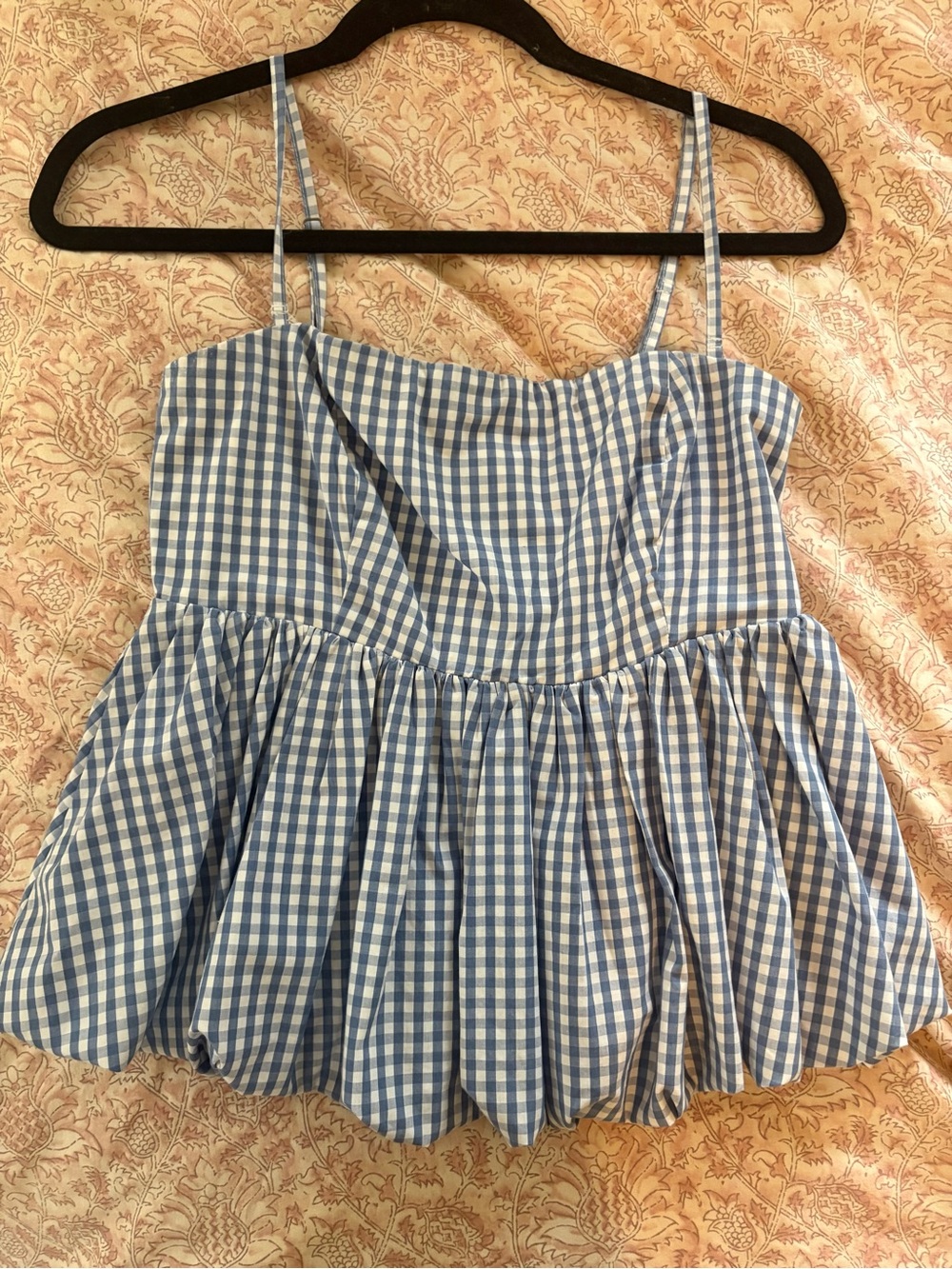 Abercrombie & Fitch Gingham Bubble Top